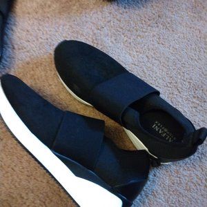 Black sneakers